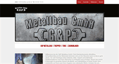 Desktop Screenshot of metallbau-gundp.de