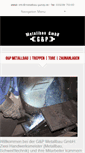 Mobile Screenshot of metallbau-gundp.de